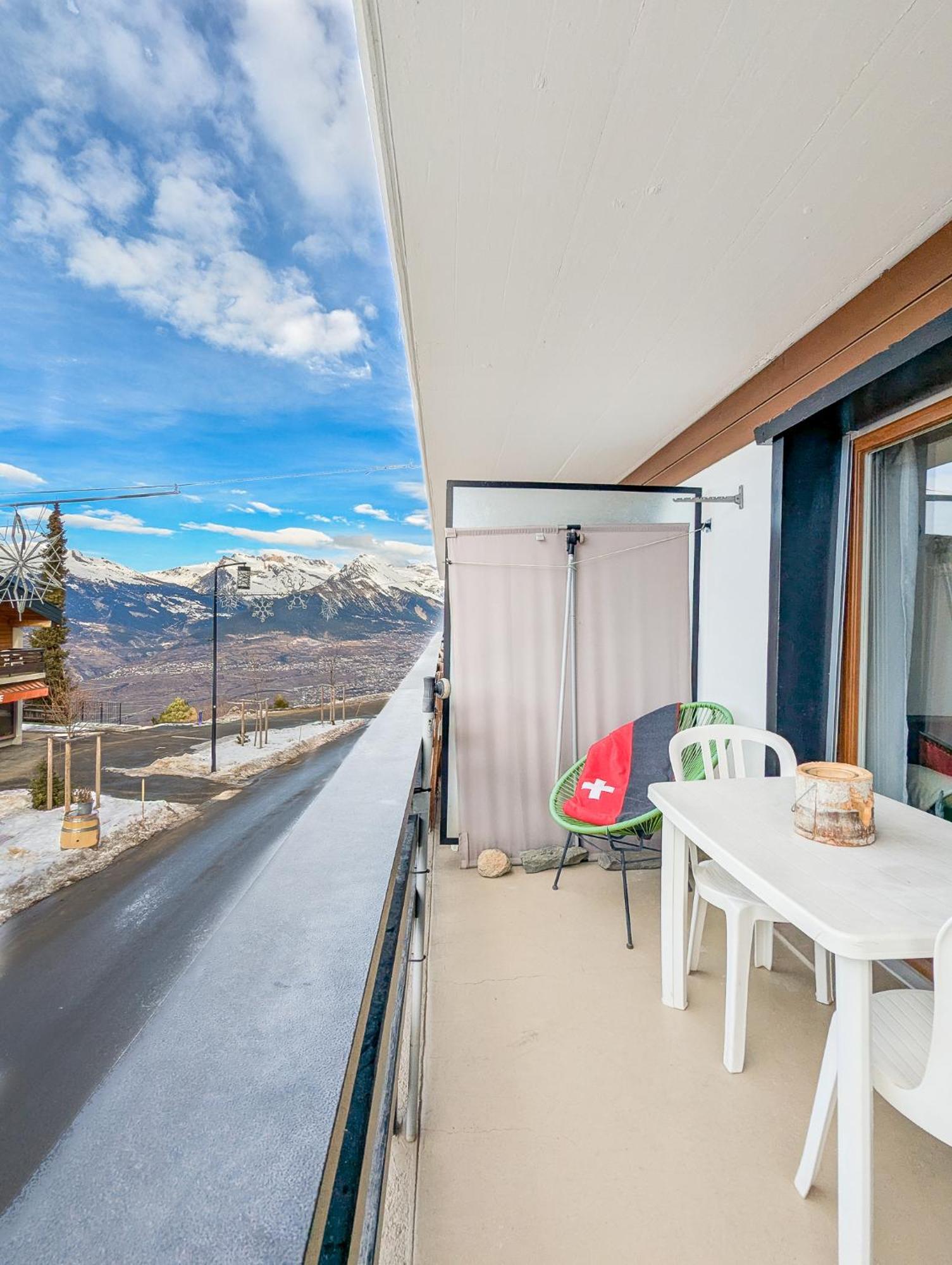 Center Of Veysonnaz With A View !アパートメント エクステリア 写真